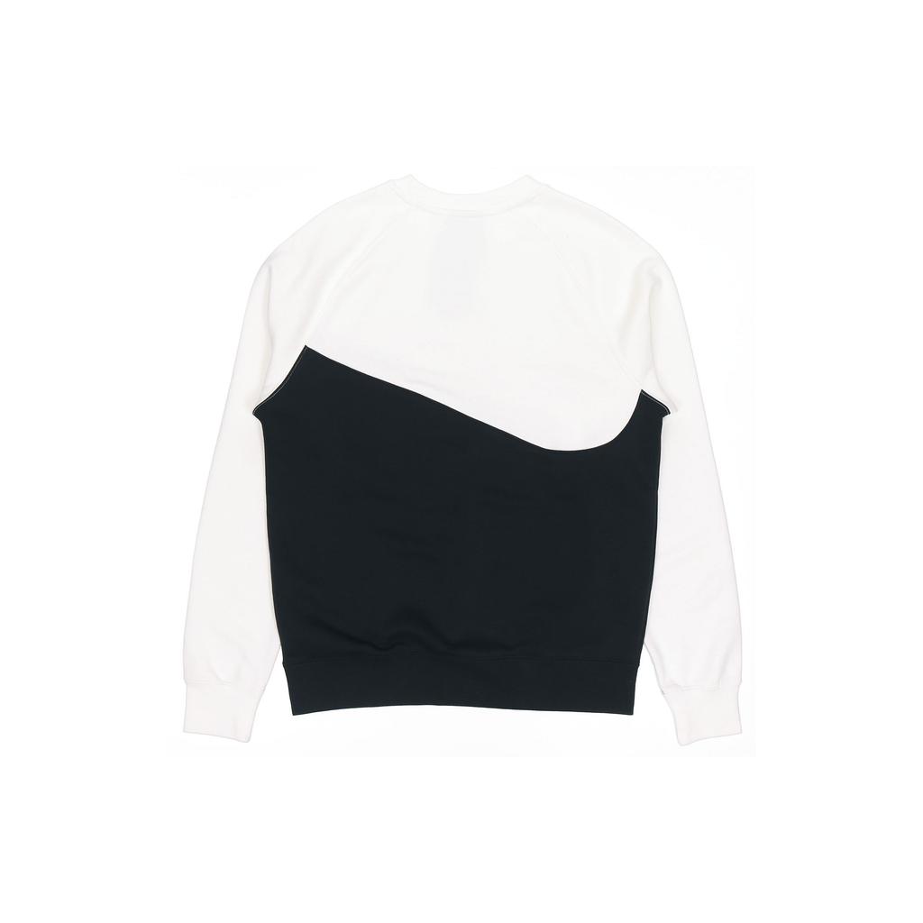 Nike Sportswear Swoosh Crew Neck Sweatshirt Black White Red CZ4922-010