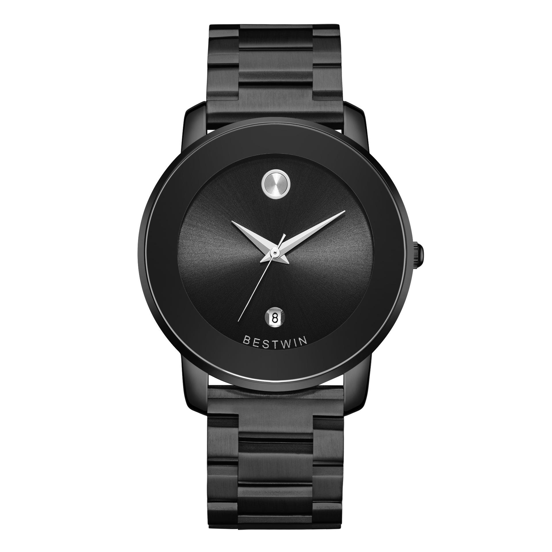 

Мужские деловые часы со стальным ремешком, ультратонкие кварцевые часы