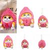 New Cute Cat Plush Toy Strawberry Cosplay Stuffed Animal Doll Bag Pendant Gift For Girls