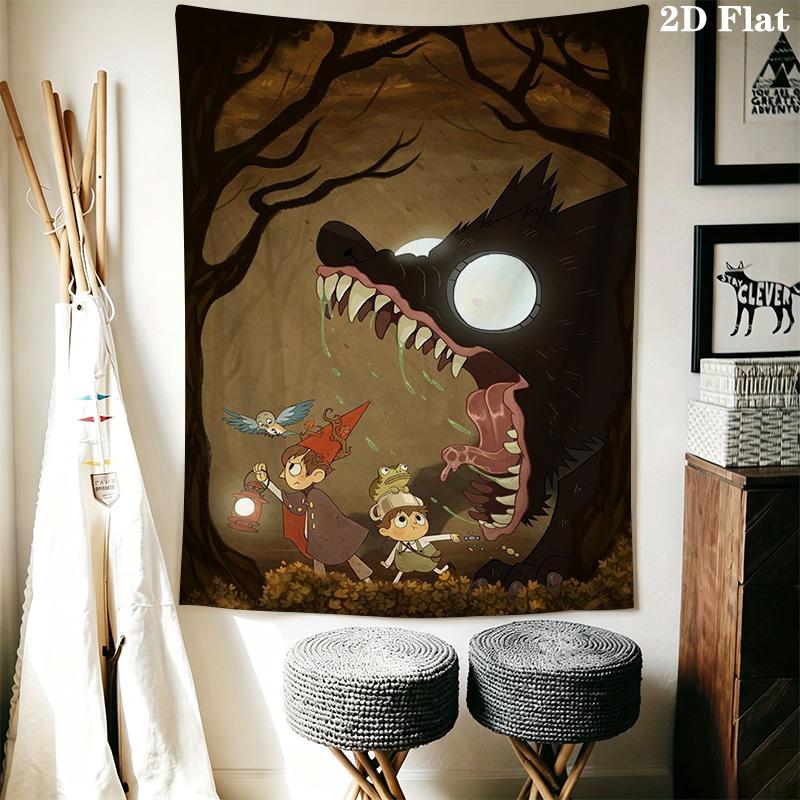 Over the Garden Wall Pattern Home Decor Tapestry, Wall Hanging, Decorative RV Wall Cloth.SGT0917532