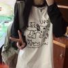 Women's Loose Fit Long Sleeve Crew Neck Top Casual Graphic Print Pullover Lightweight Comfortable Everyday Wear