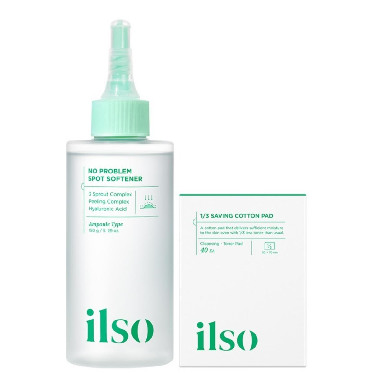 ILSO No Troublem Spot Softener 150ml with 40 Cotton Pads