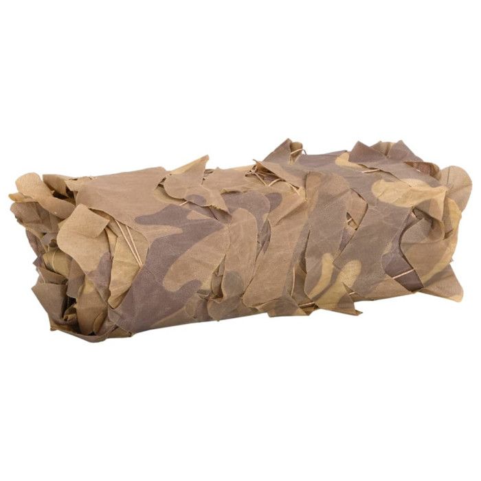 Filet de camouflage avec sac de rangement 516x400 cm sable