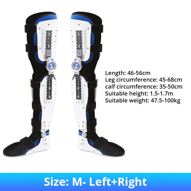 Adjustable Knee Ankle Foot Orthosis Support Lower Limbs Brace Fracture Protector Leg Joint Support Ligament Rehabilitation Care