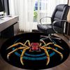 1PC Spider Bee Office Round Area Rug, Mat Suitable For Office, Under Office Chairs Bedroom Living Room Home Decor, Room Deco