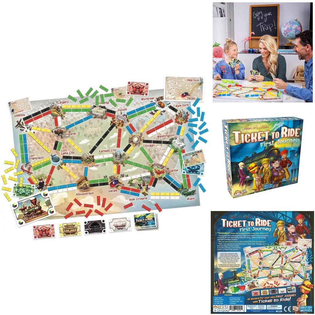 Zug um Zug Erste Reise Brettspiel für spannende Abenteuer