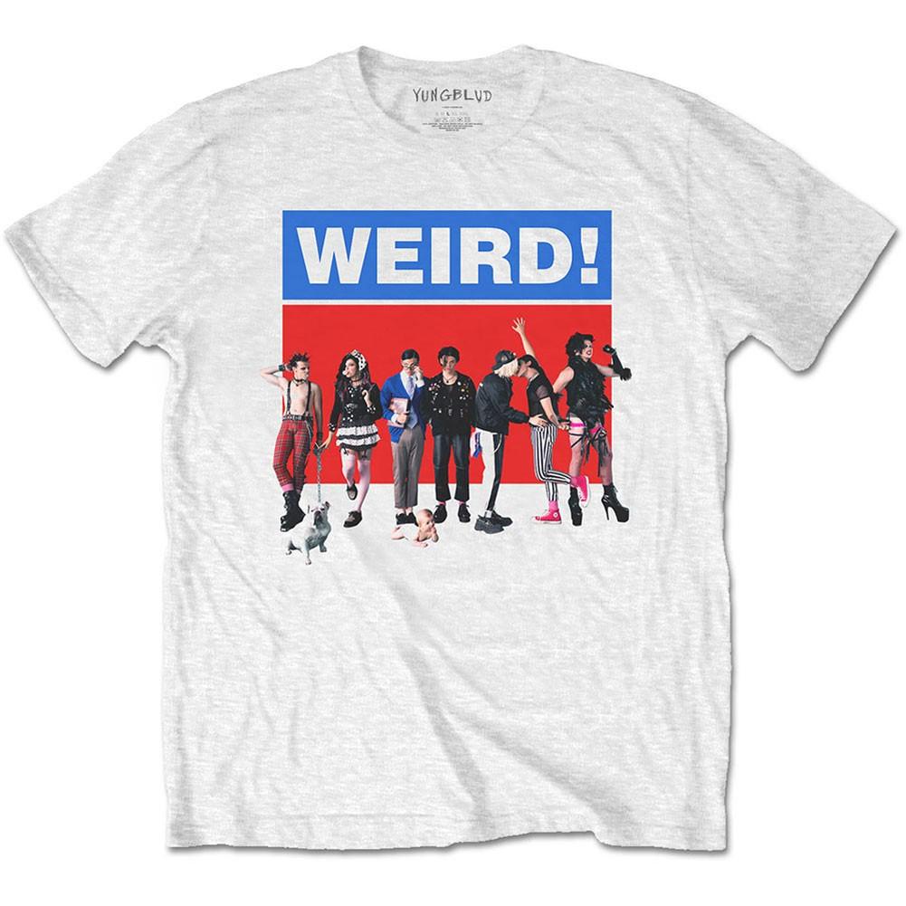 Men s Yungblud Weird Slim Fit T-shirt X-Large White L