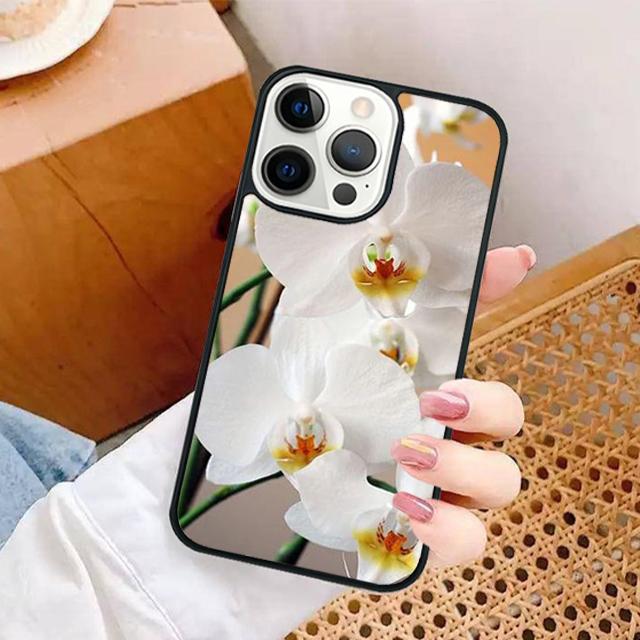 Orchid Flowers Colorful Phone Case for iPhone 16 15 SE2020 6 7 8 Plus for Apple 13 11 12 14 Mini Pro Max Cover Coque Shell