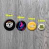 Cartoon Duck Cat with Flag Brooch Creative Funny Animal Words Lapel Pins DIY Backpack Hat Accessories Jewelry Badge for Friends