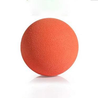 Solid Foam Elastic Ball Soft Sponge Ball for Kids Sensory Play Stress Relief and Indoor Outdoor Activities Durable Lightweight One Size оранжевый