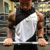 Muscleguys Men's Comfortable Breathable Gym Clothing Tranning Vest Sports Casual Tank Tops Fashion Bodybuilding Muscle Sleeveless T-shirt
