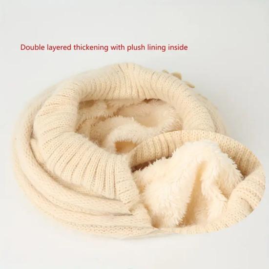 Cappello Basco Lady Flower Vintage Stile Francese Lana Cappello Basco Doppio Strato Ispessito Inverno Cappello Lavorato a Maglia per Donna