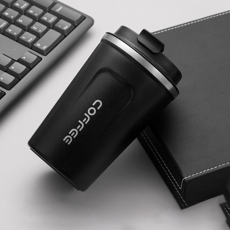 Coffee Cup Thermos Cup 380ml/510ml Vacuum Flasks Portable Stainless Steel Thermos Cup Water Bottle Travel Tea Mug Office Thermos Cup