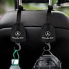 Leather Car Seat Back Hooks Portable Hanging Bag Rack For Mercedes-Benz AMG C500 C200 C300 B C E GLA CLA GLK GL ML GLE W204 W205 W211 W212 W213