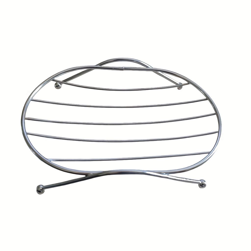 Modern Style Stainless Steel Soap Dish Bathroom Sink Organizer | Hollow Drain Soap Holder Anti-Water Storage Rack for Countertop