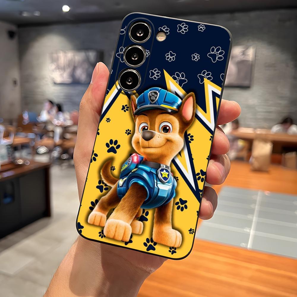 Cartoon Paws P-Patrols Phone Case For Samsung S23 Ultra S24 S22 S20 Fe S21 Plus A54 A34 A24 A53 A13 A16 Back Cover