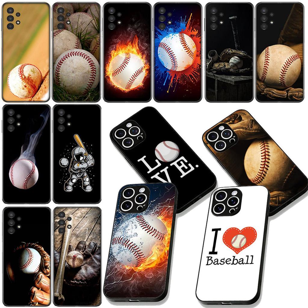 Baseball Fans Game Phone Case for Samsung Galaxy S22 S21 S20 FE Ultra Plus A35 A36 A37 A33 A34 A04 A71 Protective Cover