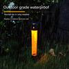 Solar Lawn Lamp Thermometer Needle Shaped Temperature Measurement Waterproof Landscape Lighting for Garden Courtyard Decoration