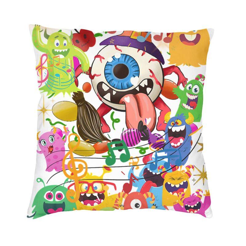 Fashion My Singing Monsters Game Anime Cartoon Throw Pillow Cover Home Decorative Custom Square Cushion Cover 45x45 Pillowcover