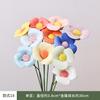 10 Pezzi Fiori Artificiali in Ceramica Fatti a Mano ad Alta Temperatura, Fiori della Vita Eterna, Decorazioni, Regali Unici e Creativi per la Casa