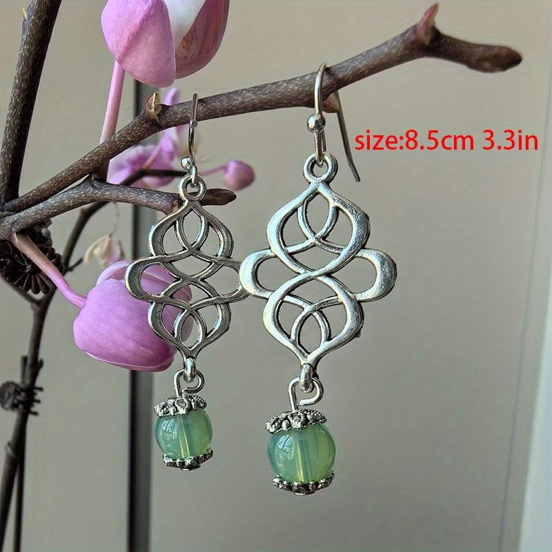 Stříbrné náušnice Stříbrné náušnice keltského uzlu Eternity