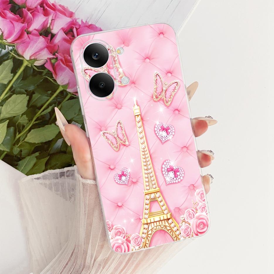 For Xiaomi Redmi Turbo 5 Max Case Cute Cat Flowers Painted Cover Soft Slim Phone Case For Xiaomi Redmi Turbo 5 Turbo5 Max Fundas