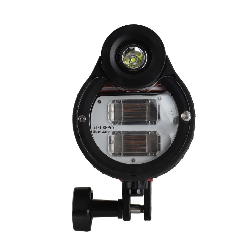 ST100 Pro Underwater Strobe Professional Underwater Photography Strobe Flash Light with Optic Cable