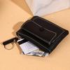 Damen Kleine Geldbörse Tasche Portemonnaie Kleingeldfächer Reißverschluss Geldbeutel Kinder Mini Geldbörsen Leder Schlüsselanhänger Clutch Beutel Cartera