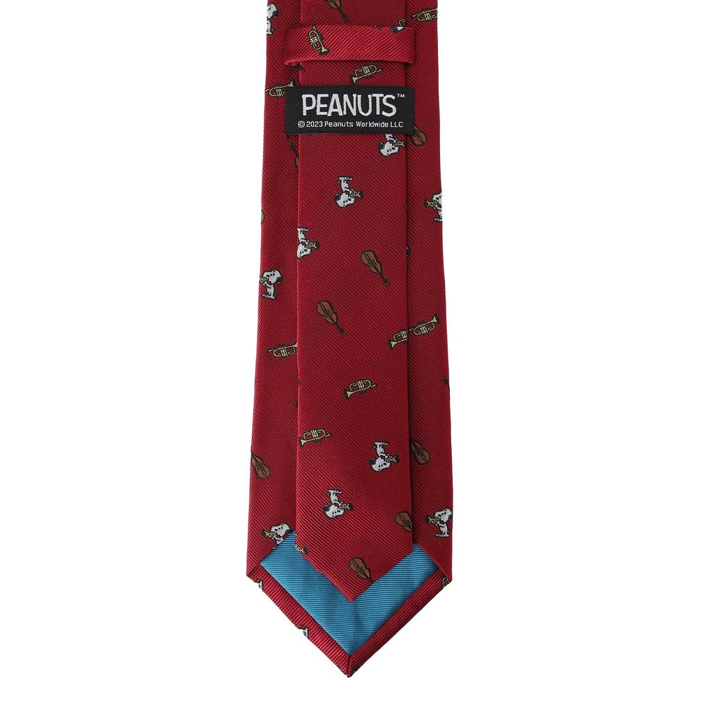 Tie Snoopy Necktie PN918309 Red SNOOPY Business Brand Necktie Character Present [Peanuts]