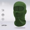 Balaclava en Soie Glacée Protection Solaire Masque Facial Respirant Doublure de Casque Écharpe de Cou pour Moto Cyclisme Sports d'Extérieur Couvre-chef