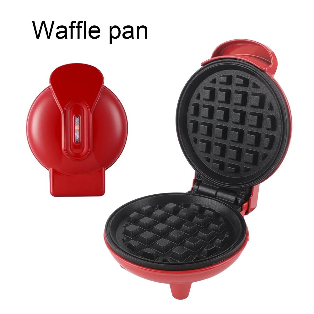 Электрическая Мини-вафельница Блинница Машина для выпечки Сэндвичница Тостер Завтрашница Антипригарная Барбекю-печь Двусторонний нагрев ЕС 220V EU plug&EU