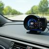 Universal A501 OBD2 Auto Meter Car HUD Turbo Gauge Car Head Up Display Smart Digital Security Alarm Water&Oil Temp RPM