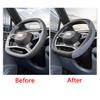 For Geely Galaxy L7 2024-2025 Original Color Steering Wheel Cover Anti-slip Perforated Ventilation Automobile Supplies