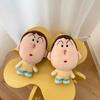 21Cm Anime Crayon Shin-Chan Boochan Tissue Box Originality Plush Dolls Funny Design Plush Stuffed Keychain Couple Bag Pendant