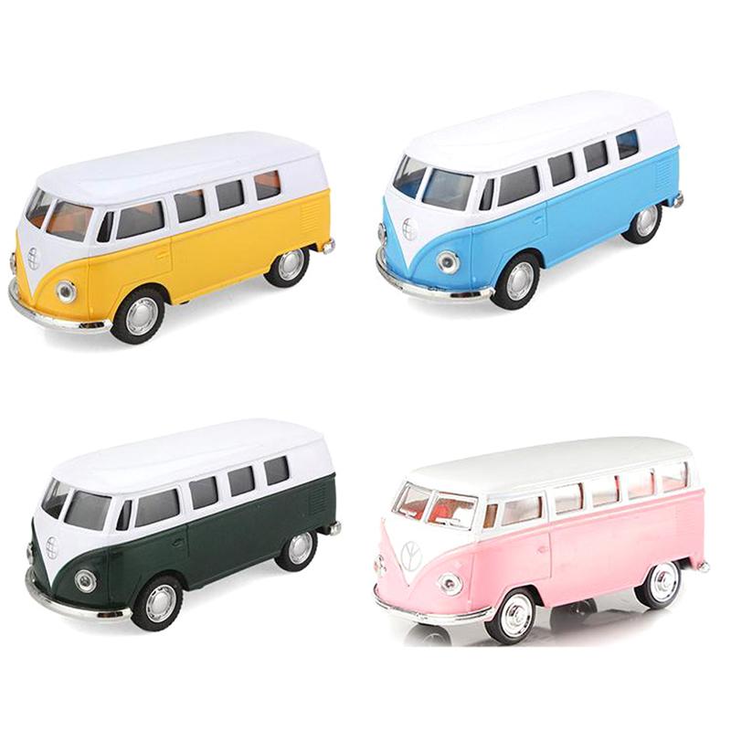 1:32 Bus Alloy Diecasts Toy Pull Back Car Models Metal Vehicles Classical Buses Pull Back Collectable Toys For Children Gifts