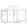 VidaXL Collapsible Pop-Up Party Tent with 4 Sidewalls, Tent, Awning Tent, Gazebo Awning 4004977