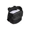 adidas Kids J Op/Syst Sports Casual Solid Color Simple Logo Zipper Backpack Men Backpack Black HN6683