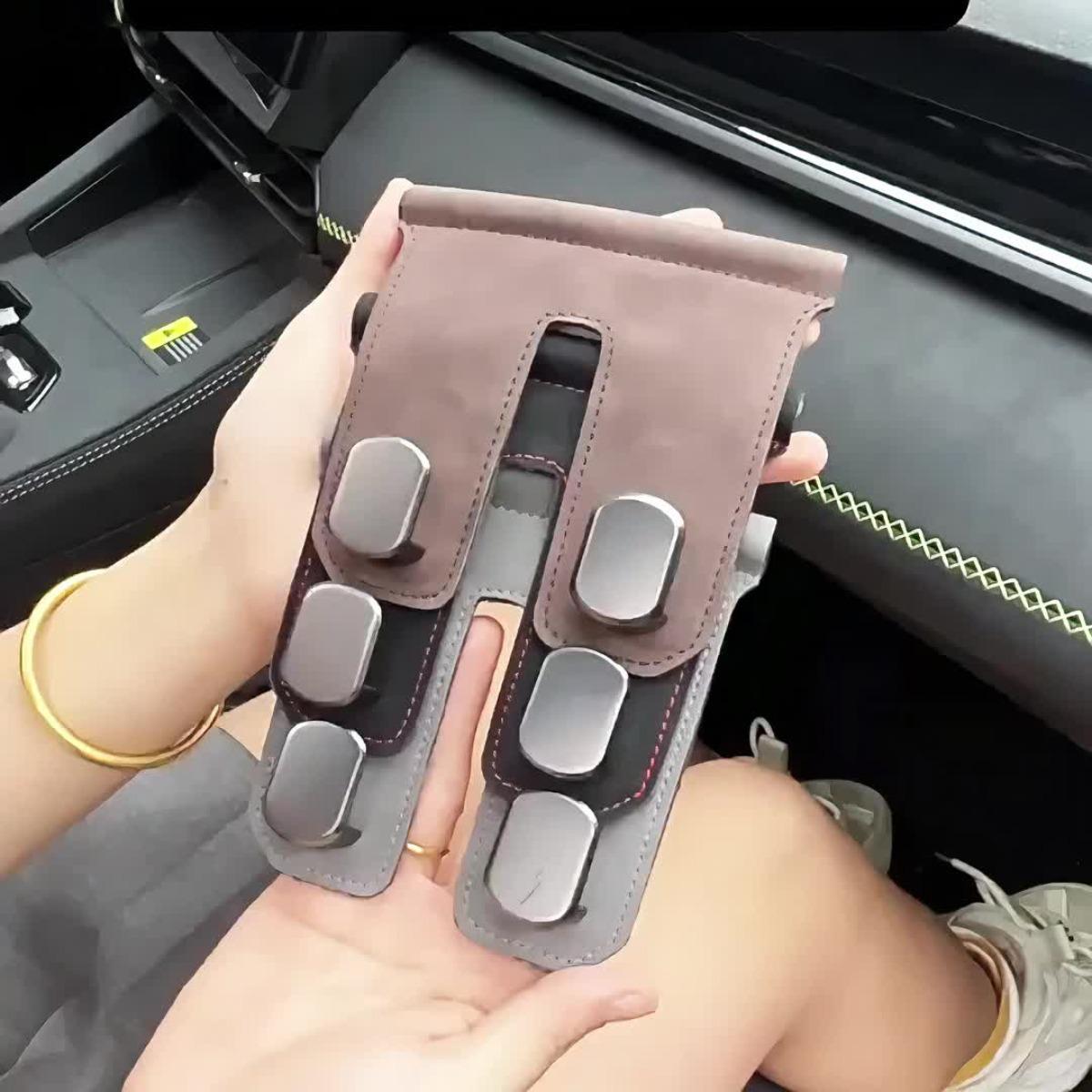 

Car Hook, Passenger-Side Glove Box Hook, Front Seat Storage Metal Hook, Fuzzy Plush Interior темные хаки