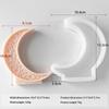 Flexible Sturdy Silicone Mould Fashion Accessory for Making Unique Moon Shaped Candle and Home Decorations