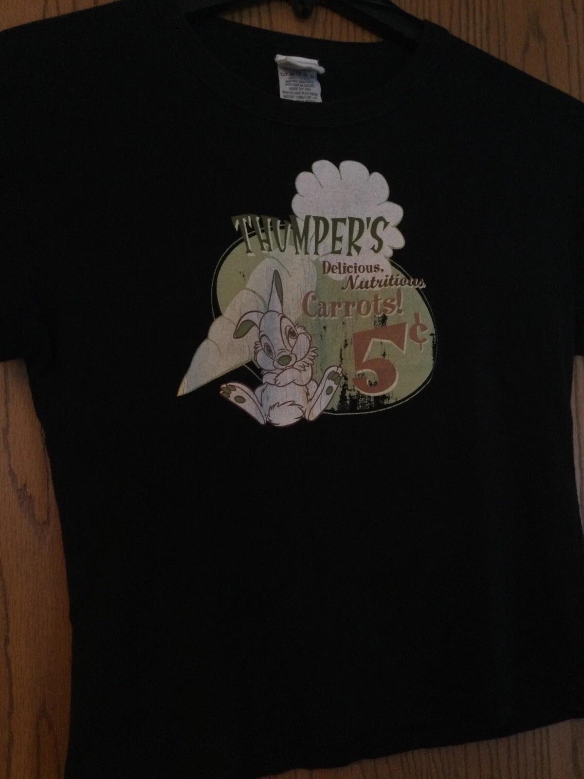 

Thumper’s Delicious, Nutritious Carrots! 5 Cents - Black Shirt/Girls/XL XL