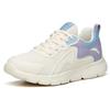New Anta Running Collection Cushioned Anti Slip And Wear Resistant Lightweight Low Top Running Shoes Women's White Purple 922145521-4