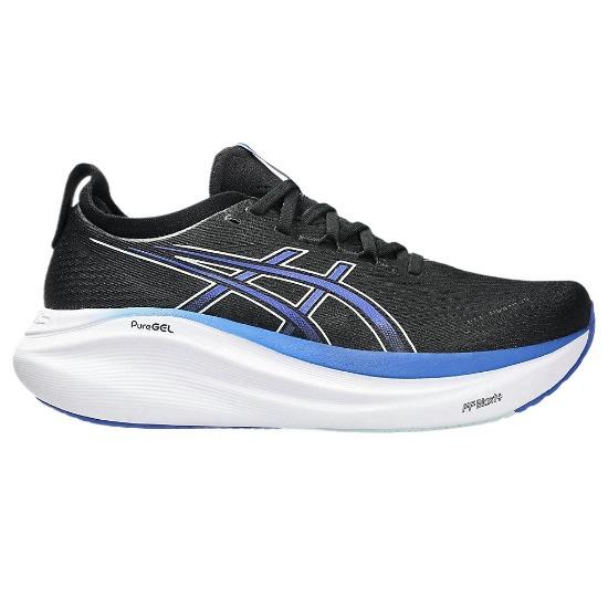 Asics Gel-Nimbus 27 Comfortable Versatile Simple Fashion Durable Low-Top Running Shoes Men Sneaker Black 1011B958-006