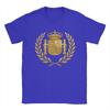 Stemma di Spagna Emblema Spagnolo Espania T-shirt Estiva 100% Cotone T-shirt Unisex alla Moda Maglietta Larga Manica Corta