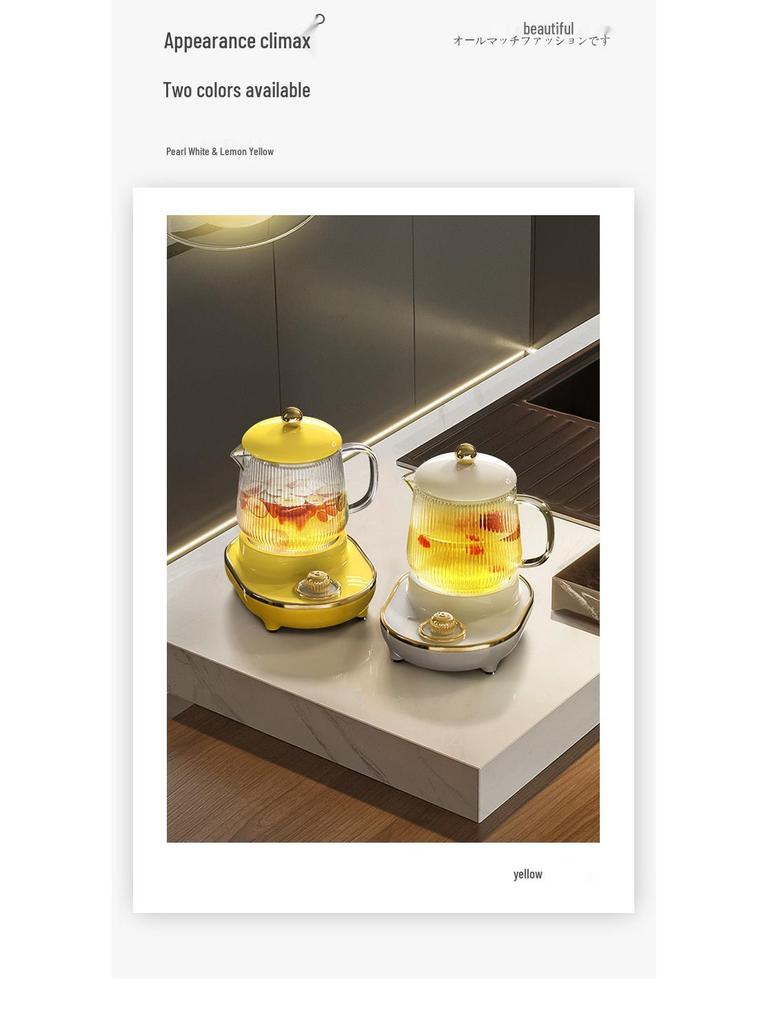 Portable Electric Mini Teapot with Multifunctional Heating for Home and Office