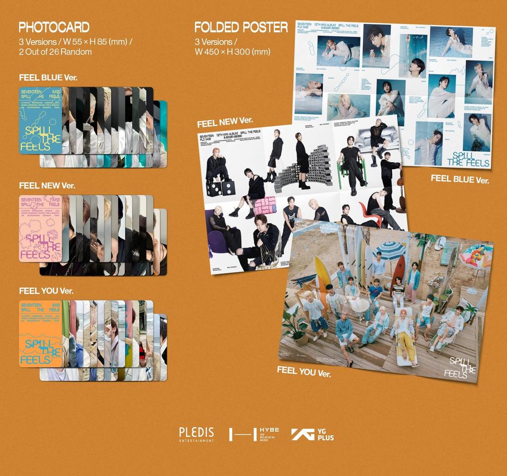 SEVENTEEN 12th Mini THE [SPILL FEELS] (Korean Edition)