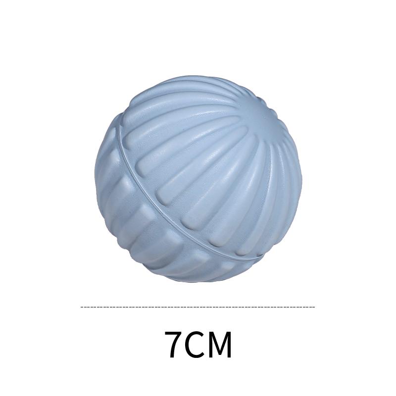 Eco-Friendly Yellow Durable EVA Dog Puzzle Toy-Rolling Ball Outdoor Fitness Training Pet Exercise Stress Sports Entertainment