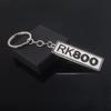 Keychain Pendant Zinc Alloy Durable Letter Dog Plate Charm Keyring Doors Backpacks Handbags Pendant Key Accessory