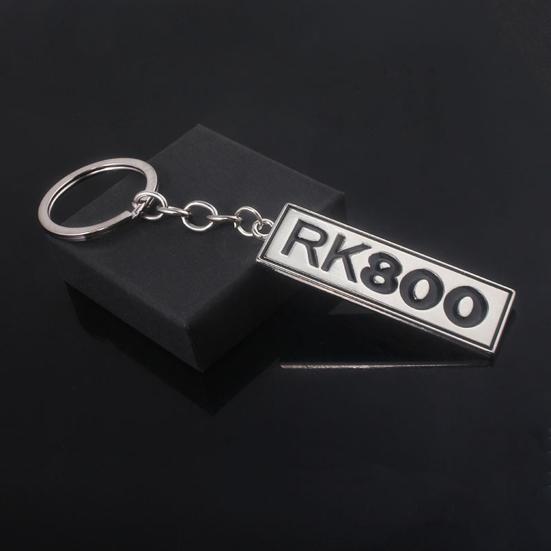 Keychain Pendant Zinc Alloy Durable Letter Dog Plate Charm Keyring Doors Backpacks Handbags Pendant Key Accessory