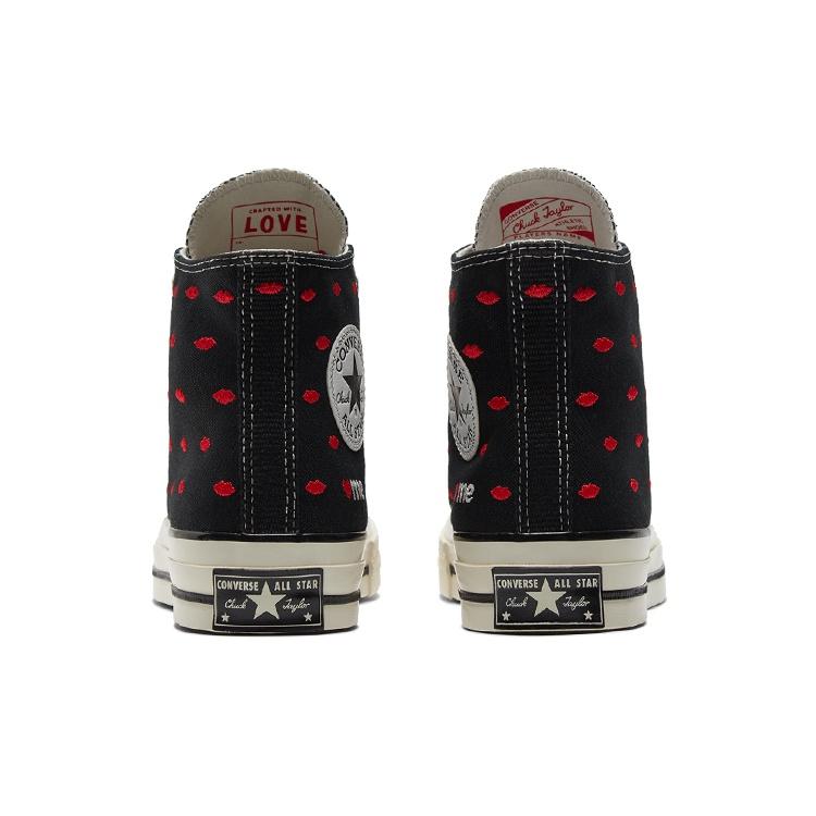 Converse Chuck 70 Embroidered Lips High 'Love Me - Black' Men's A01600C