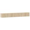 3 piece TV cabinet set Sonoma oak effect particle board